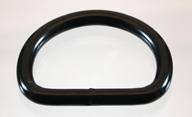 An example of black powder coated hardware.