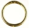 O ring brass plated