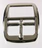 Buckle double bar nickel plate